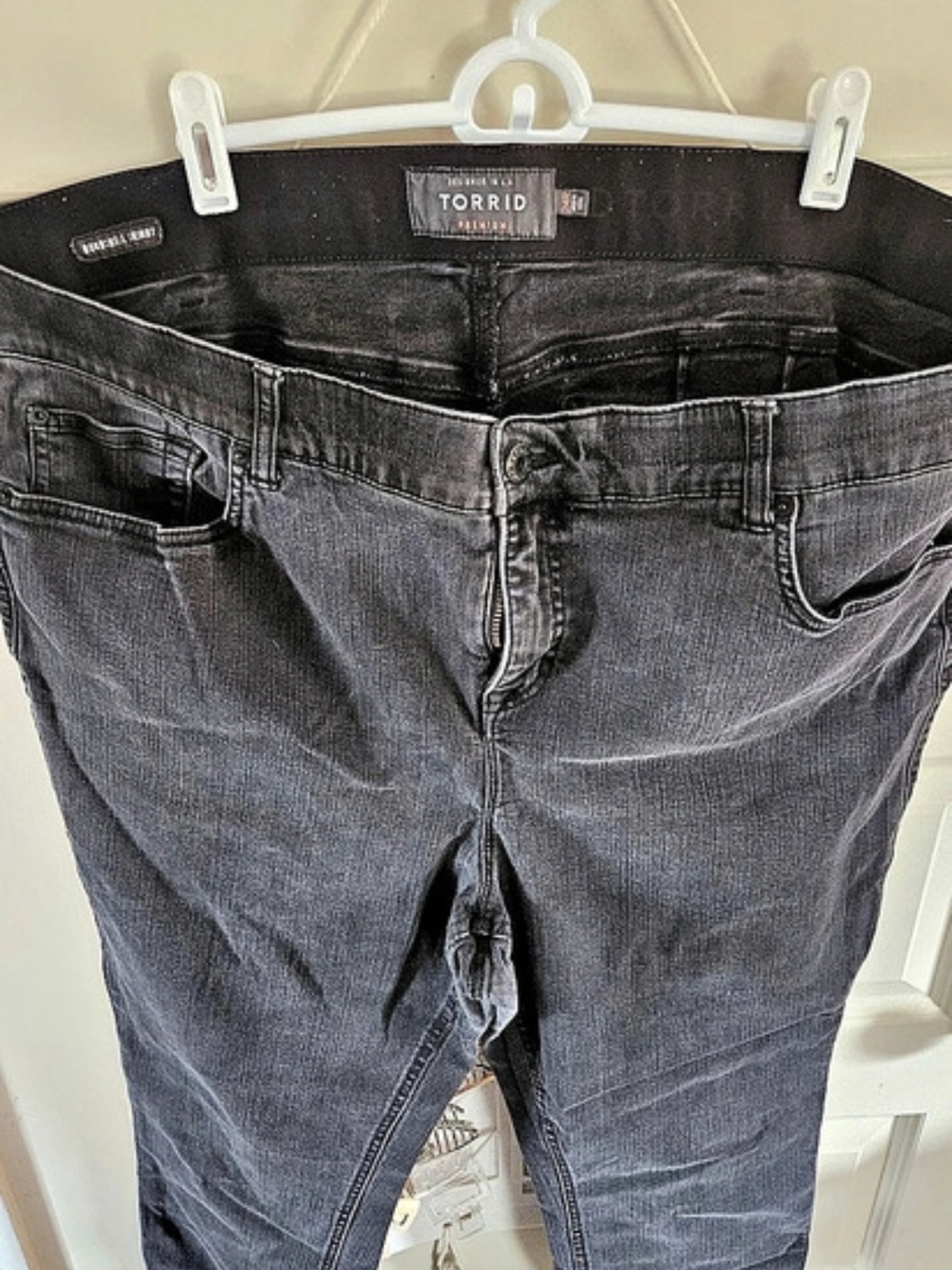 Torrid Bombshell Skinny Jean Women's Gray Size 2X